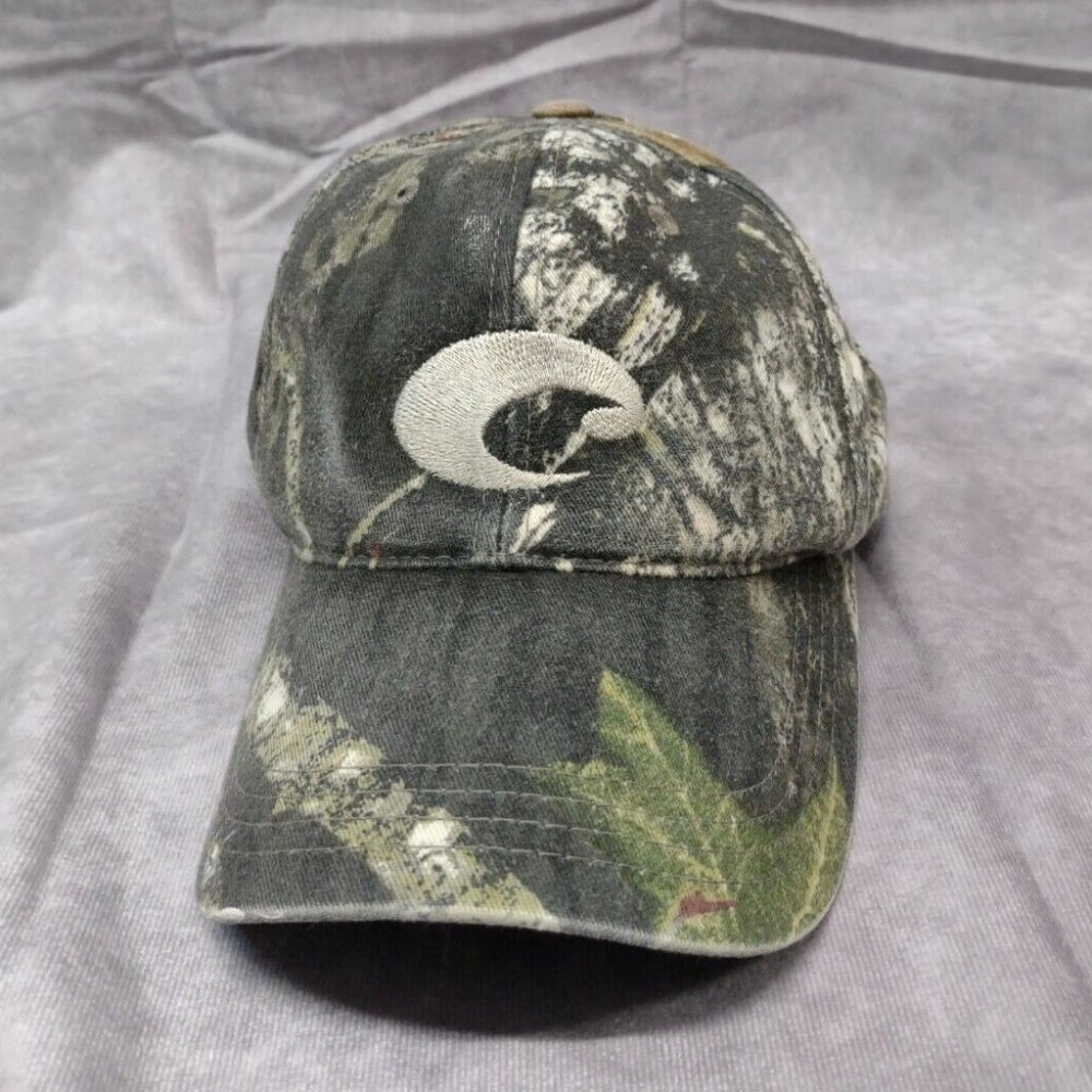 Costa Camo Hat Cap Hook and Loop Adjustable Back